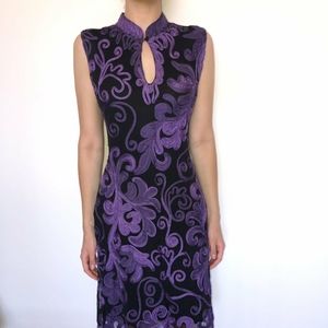 Phase 8 Asian inspired embroidered dress UK 10